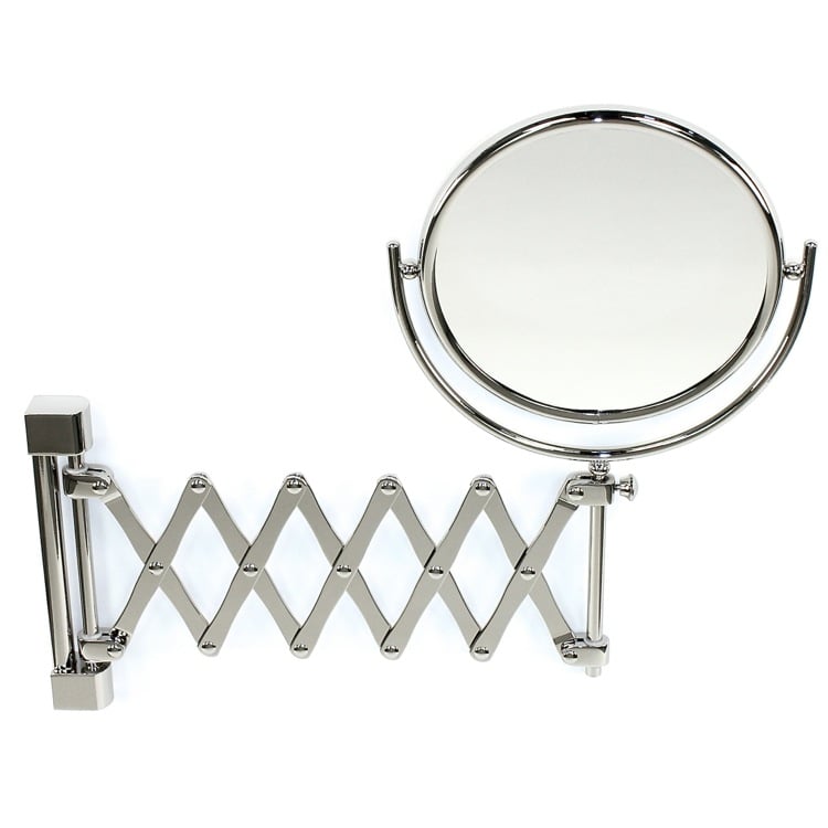 Windisch 99148-CR-3x Wall Mounted Makeup Mirror, 3x Magnification, Chrome